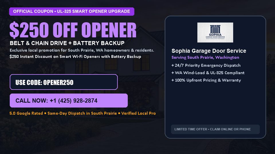 Sophia Garage Door Service $250 OFF Premium LiftMaster Opener Installation